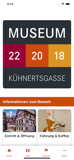 Android application Museum Kühnertsgasse Nürnberg screenshort
