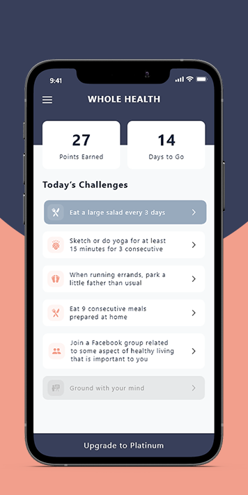 Whole Health Mindful Behavior - 1.0.92 - (Android)