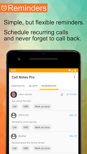 Call Notes Pro - lihat siapa yang menelepon