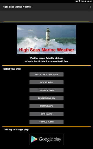 High Sea Marine Forecast