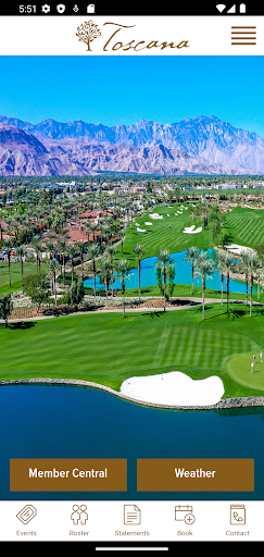 Android application Toscana Country Club screenshort