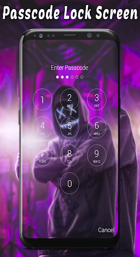 Mask Anonymous Lock Screen Screen 2