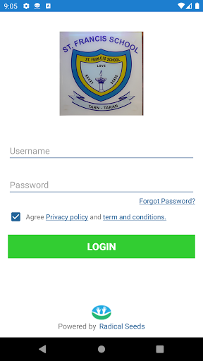 Android application St. Francis School, Tarn Taran screenshort