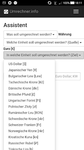 Umrechner.info Screen 3