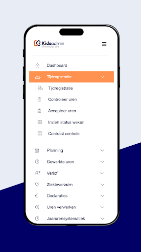 Kidsadmin medewerker Screen 2