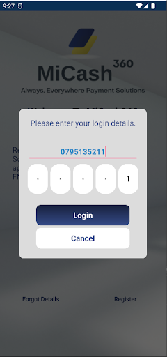 MiCash Screen 2