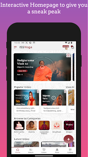 MyIssyoga Screen 2