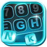 Neon Blue Keyboard icon