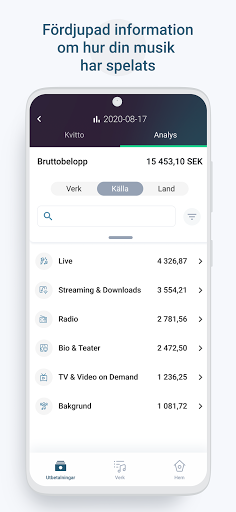 Android application Stim screenshort