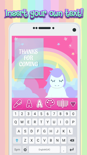 Unicorn Invitation Maker