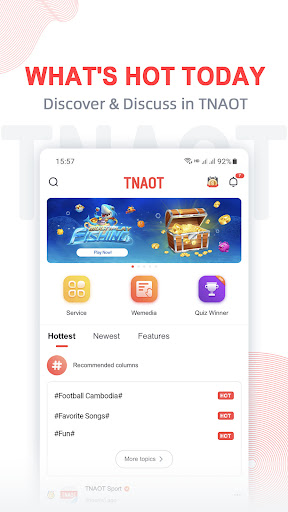 Android application TNAOT - Khmer Content Platform screenshort