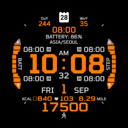 IWF AllNew DIGI II watch face logo