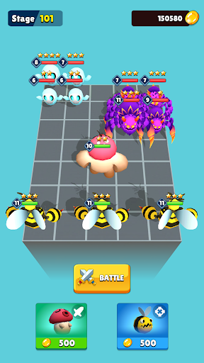 Android application Merge Monster: Epic Evolution screenshort