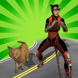 Multi Cat Girl VS Super Villains icon