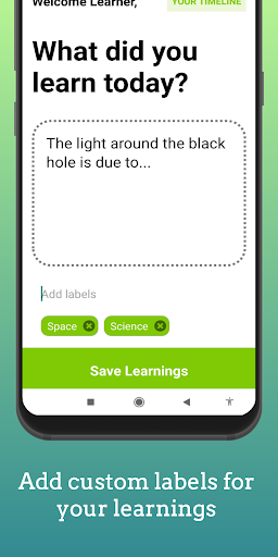 Learnings Today Screen 2
