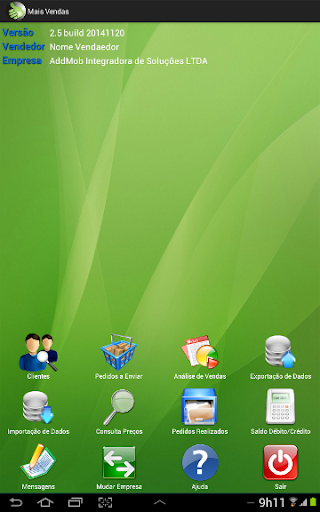 Android application MaisVendas screenshort