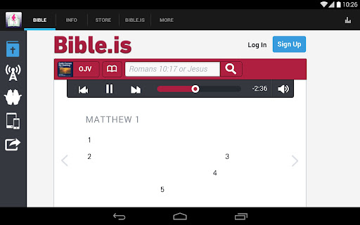 Screenshot of Bible Society of Myanmar