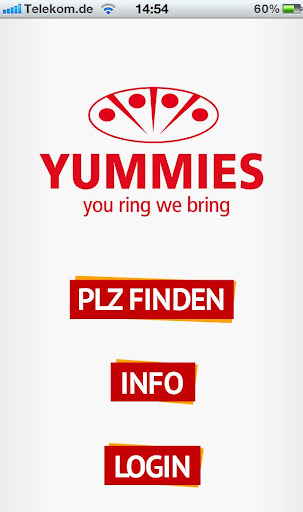 Android application Yummies screenshort