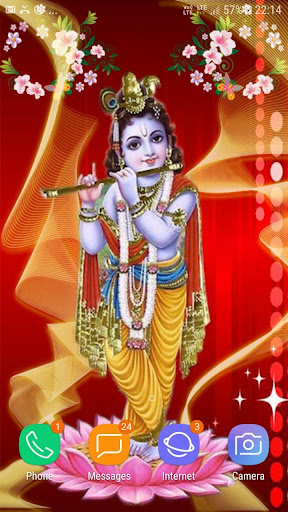 Sri Krishna Live Wallpaper Screen 3