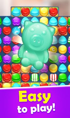 Sweet Candy Mania -フリイ—のマッチ3パズルゲームのおすすめ画像4