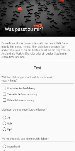 Nach dem Abi Screen 2
