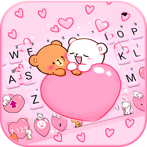 Pink Teddy Love Theme logo