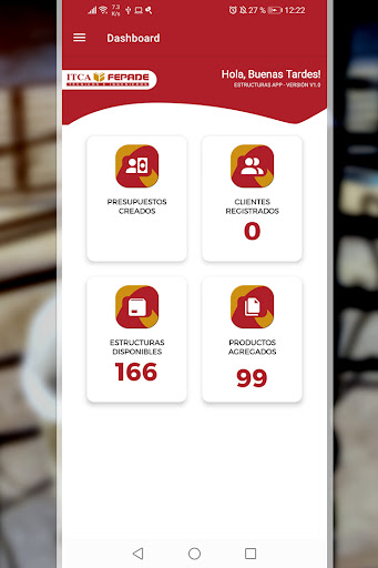 Estructuras Eléctricas APP Screen 2