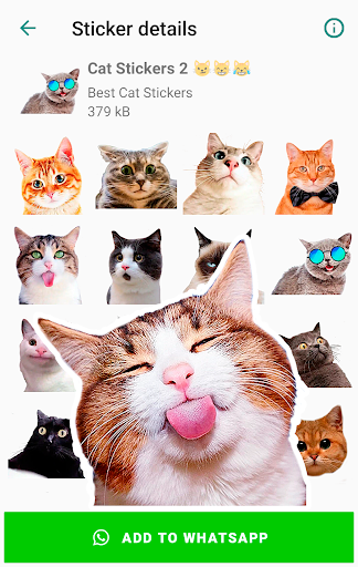 Cat Stickers for WhatsApp Screen 2