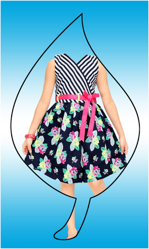 Android application Kids Fashion Frock Photo Suit screenshort