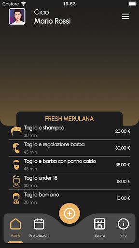 Fresh Barber Screen 2