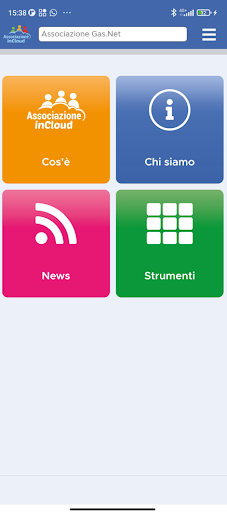 Android application AssociazioneInCloud App screenshort