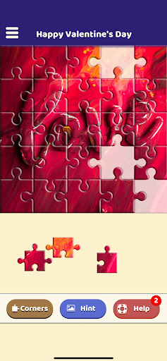Happy Valentines Day Puzzle Screen 3