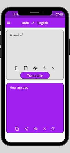 Urdu To English Translator Screen 2