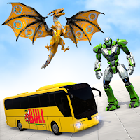 Juegos de Dragon Robot Car Juegos de Bus Robot