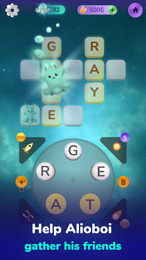 Screenshot of Wordly Crossword Puzzle Game