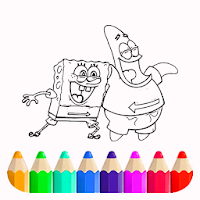 Patrick star coloring book
