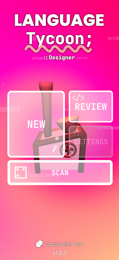Android application Language Tycoon Designer screenshort