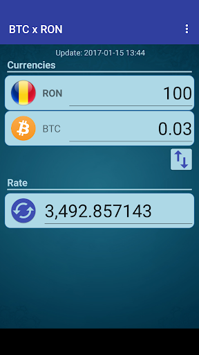 Bitcoin x Romanian Leu Screen 2