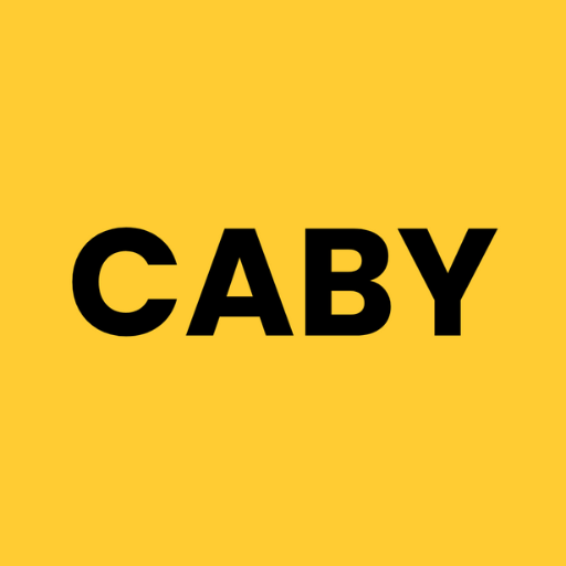 Caby | Lets ride now logo