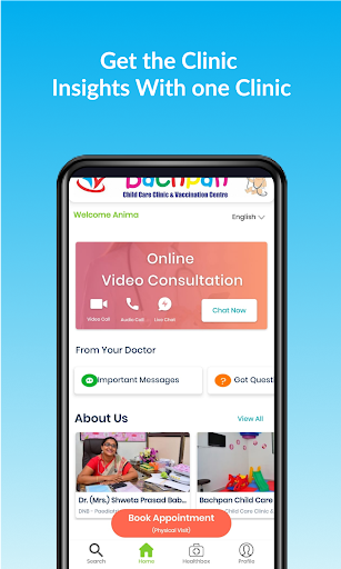 Android application Bachpan Child Care Clinic screenshort