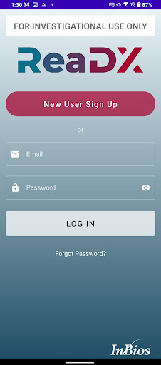Android application ReaDX screenshort