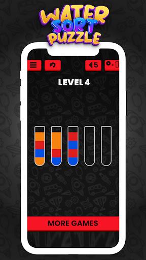 Android application Water Sort Puzzle - 4Brain screenshort