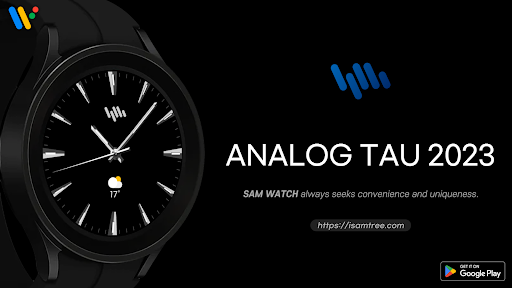 Android application SamWatch Analog Tau 2023 screenshort