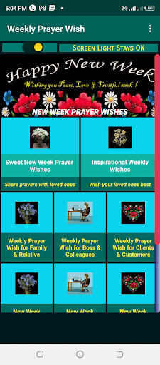 Weekly Prayer Wishes Screen 3