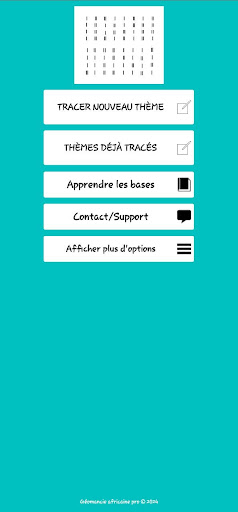 Android application African Geomancy Pro screenshort