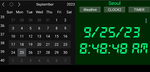 Android application DeskClock screenshort