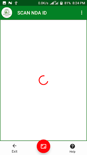 NDA ID Reader Screen 3