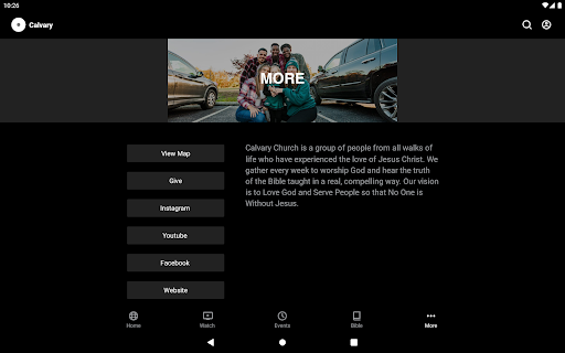 Screenshot of Calvary Church Delran