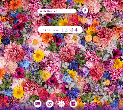 花壁紙アイコン ビビッド・フラワーのおすすめ画像1