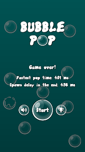 Bubble Pop: Fast Reaction Game